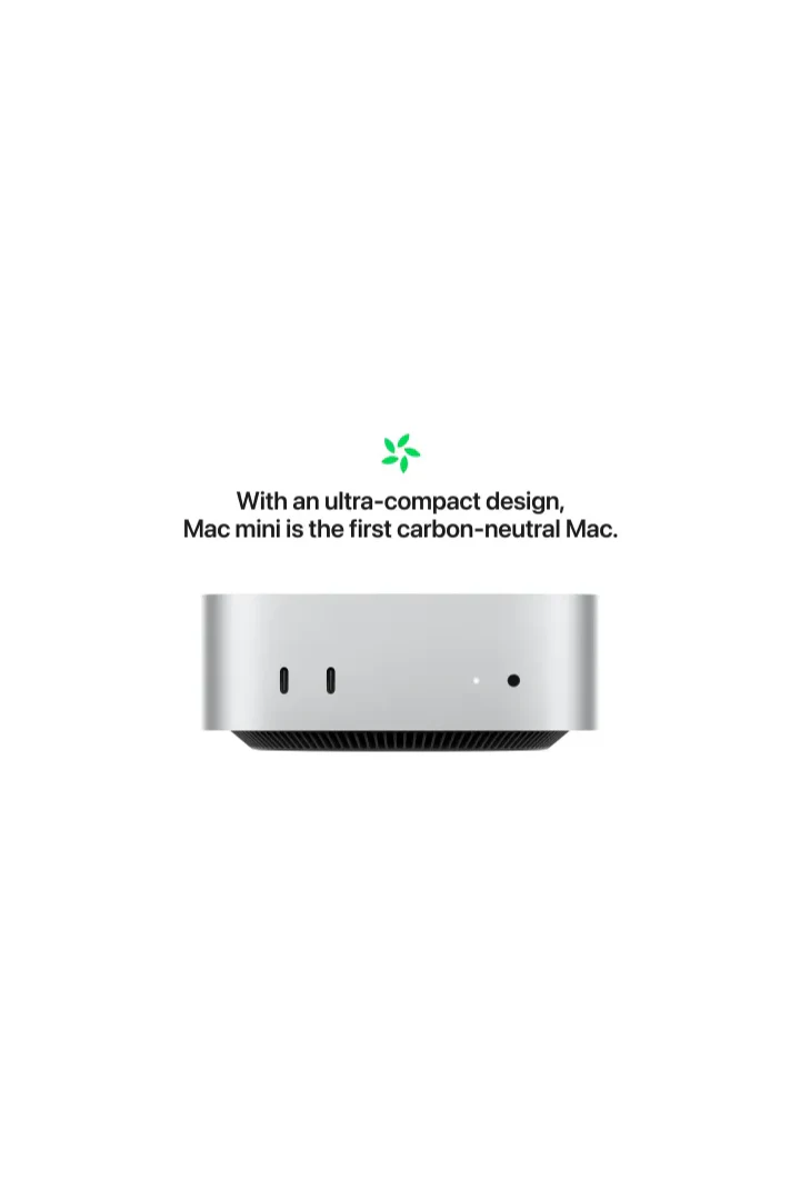 Mac Mini 2024 - M4 - 16GB +256GB - Silver - Pre-owned - Image 3