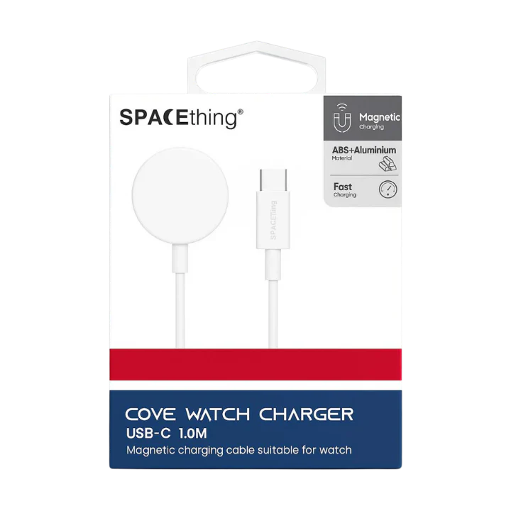 SPACEthing Cove Magnetic Watch Charger – White