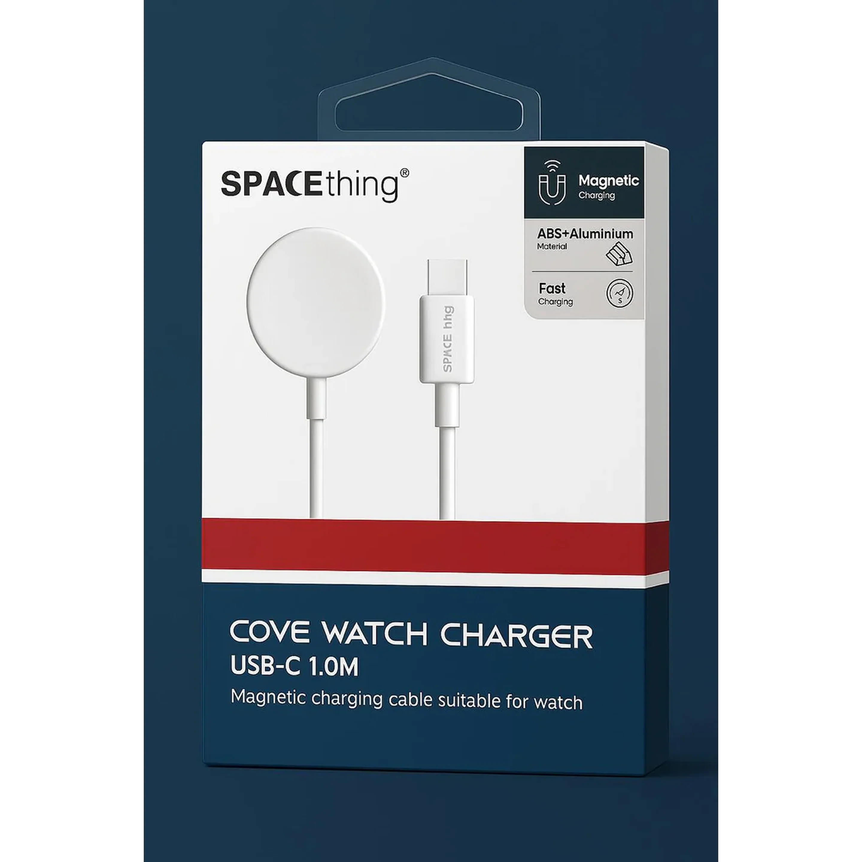 SPACEthing Cove Magnetic Watch Charger – White - Image 3