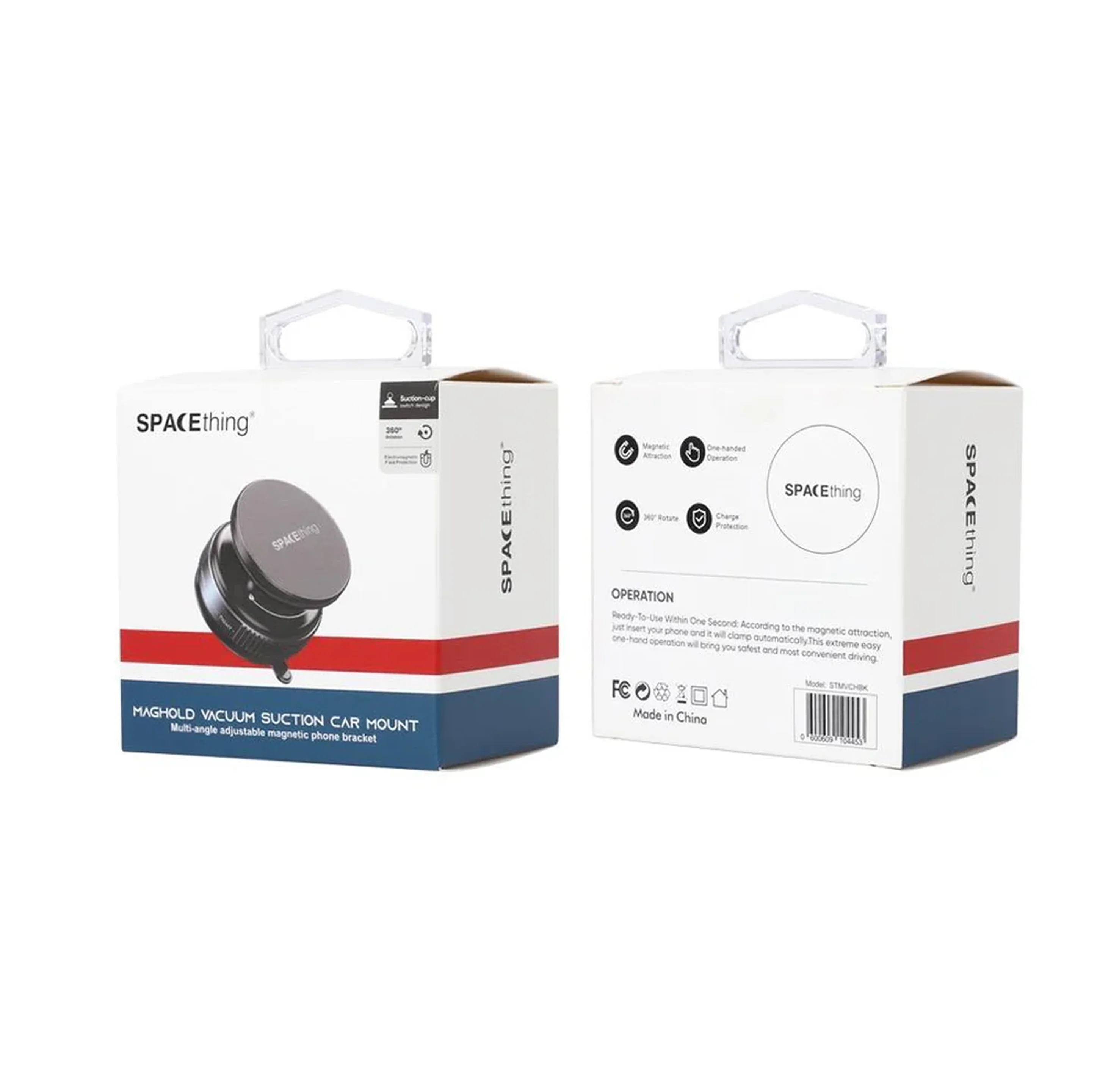 SPACEthing MagHold Vacuum Magnetic Car Holder – Black - Image 2